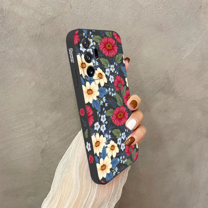 Spring color Silicone Phone Case For Samsung Galaxy Note 20Ultra 20 10 10Plus 10Lite 9 8 M52 M42 M33 M32 M40S M51 M14 M31 Cover