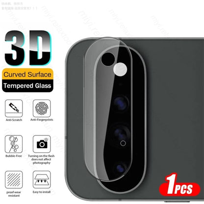 3-1Pcs 3D Clear Tempered Glass Curved Camera Protector for Google Pixel 11 Pro XL 5G Moblie Phone Lens Film Pixel11 Pixle 11Pro