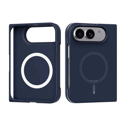 Liquid Silicone Cute Magnetic Skin-Feel Phone Case For iPhone Duo For Magsafe Wireless Flexible Slim Shockproof Protect Cover
