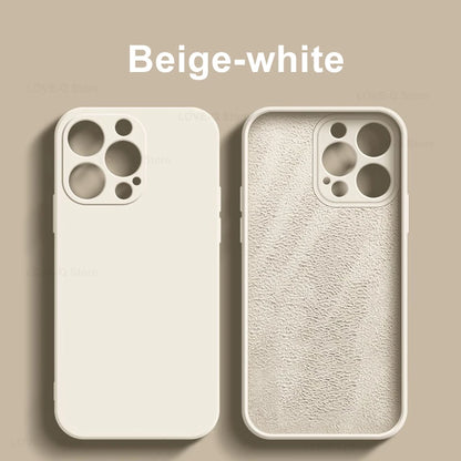 Original Liquid Silicone Phone Case For Apple iPhone 18,17,16,15,14,13,12 ,Pro，Plus Pro Max Cases For iPhone  Shockproof Cover