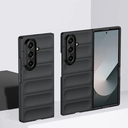 Candy Color Fingerprint Pattern Hard PC Back Cover Protective Phone Case for Samsung Galaxy Z Fold 8 Ultra Z Fold 7 Z Fold 6 Z Fold 5
