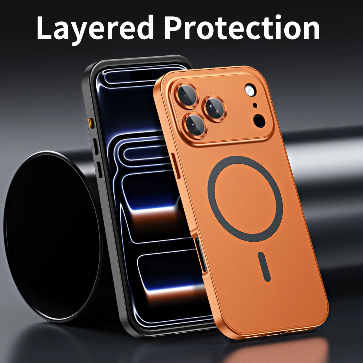 Luxurious Aluminium Magnetic Phone Case For iPhone 12 13 14 15 16 17 18 Pro Max Plus Air Lens Glass Protective Metal Phone Cover