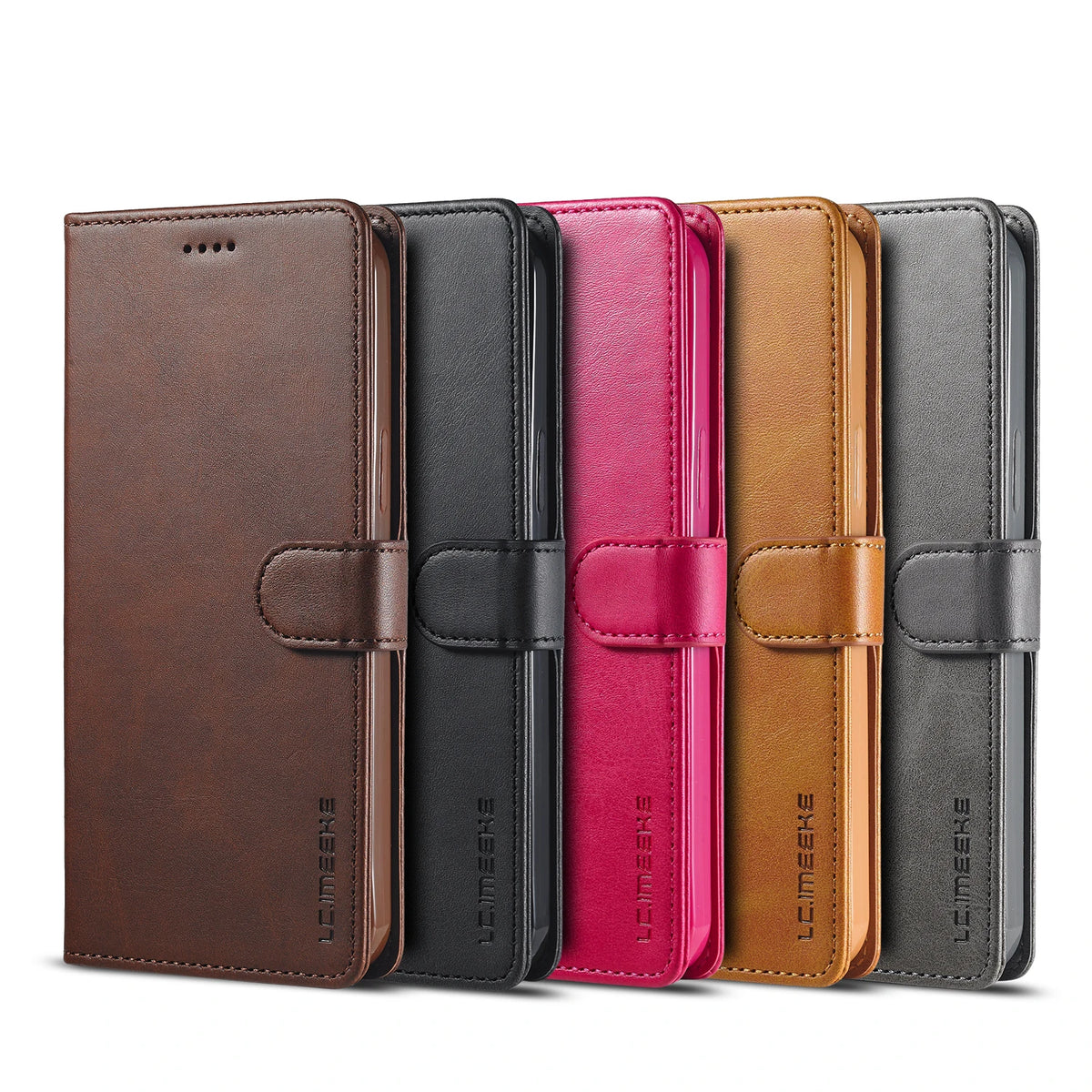 Business Leather Case for Samsung Galaxy S26 S25 Ultra S24 S23 FE S22 S21 S20 S10 Plus Note 20 + Flip Wallet Card Holder Cover