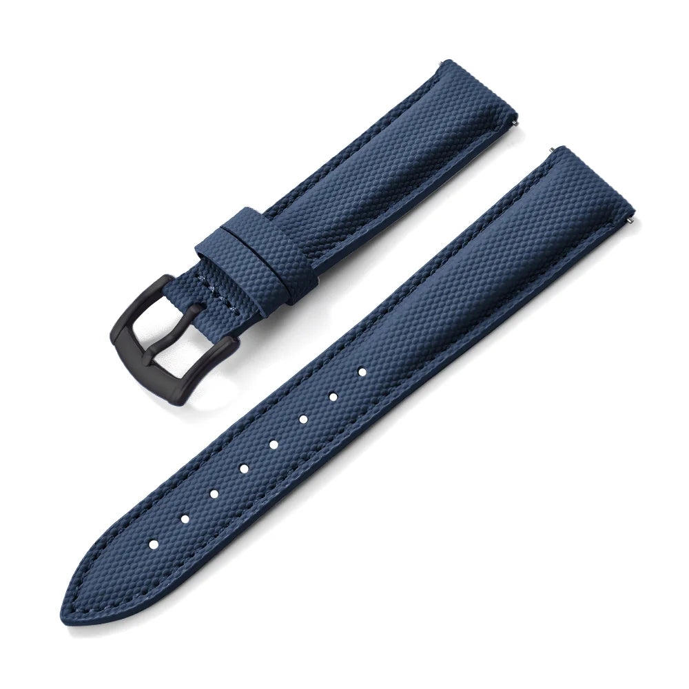 NATOBELT Sailcloth Watch Strap 18mm 19mm 20mm 22mm PVC Watch Strap Nylon Watchband Quick Release Sport Wristband Accessories