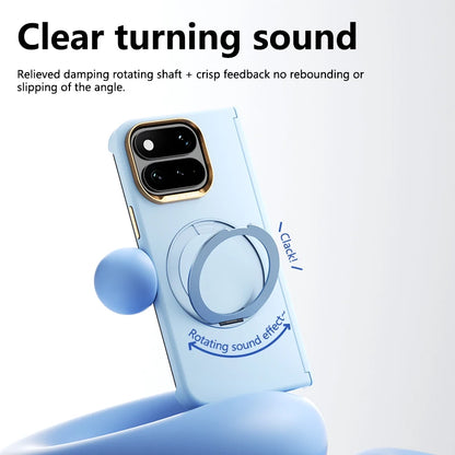 360 Rotating Magnetic Stand Skin Feel Case for Google Pixel 11 PRO FOLD for Magsafe Shockproof Hinge Protection Slim Fit Cover