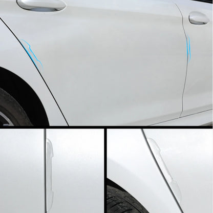 4pcs Clear Car Door Edge Protective Stickers Anti-Collision Strip Transparent Protector Sticker Invisible Protective Strips