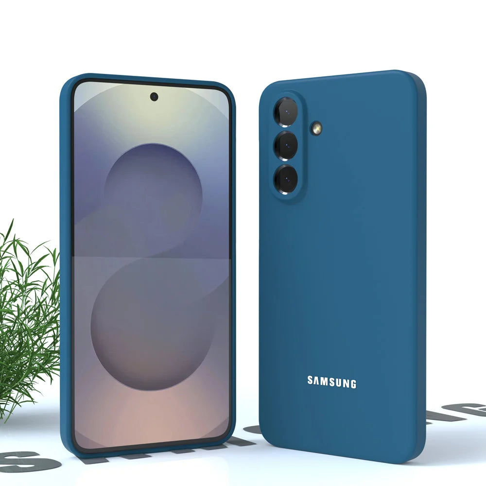 For Samsung Galaxy A56 A36 A16 A55 Case Soft Liquid Silicone A35 A15 A54 A34 S25 S24 S23 Ultra Thin Shockproof Phone Back Cover