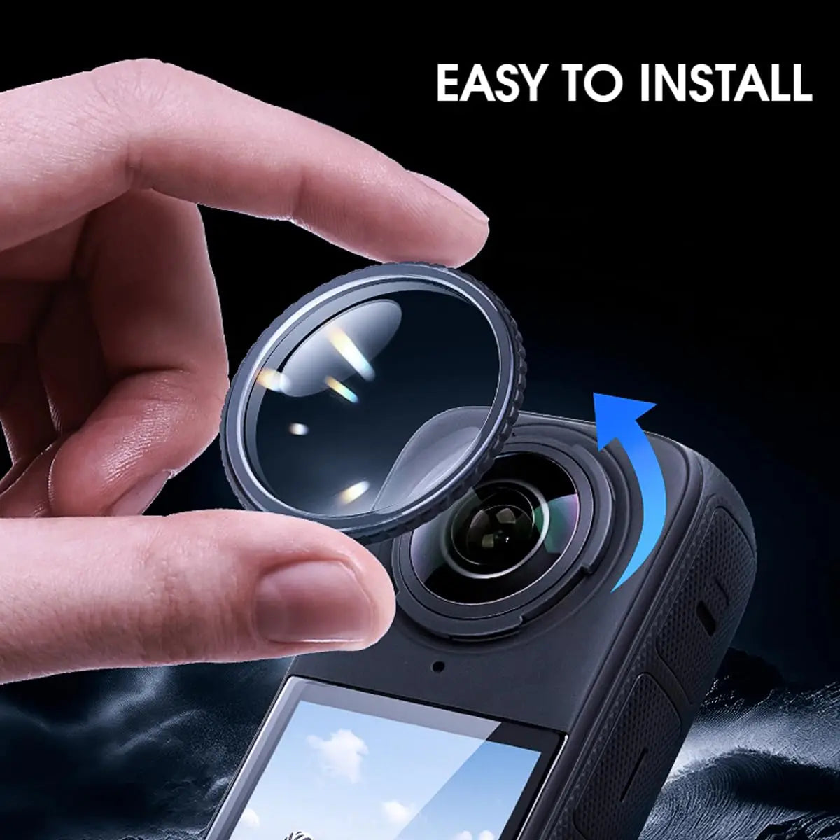 Lens Guard for Insta360 X5 Accessories Anti-Reflective Tempered Glass Lens Protector Cover Wide-Angle Compatible