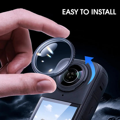 Lens Guard for Insta360 X5 Accessories Anti-Reflective Tempered Glass Lens Protector Cover Wide-Angle Compatible
