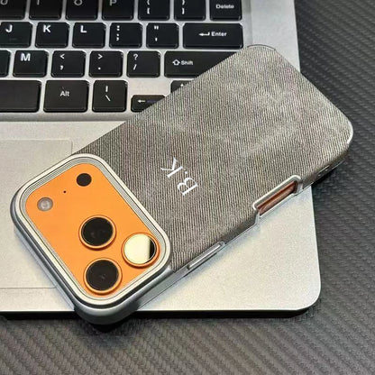 Custom Name Luxury Plating Cowboy Pattern Faux Leather Case for iPhone 17 16 15 14 13 Pro Max Air DIY Letter Hot Foil Engraved
