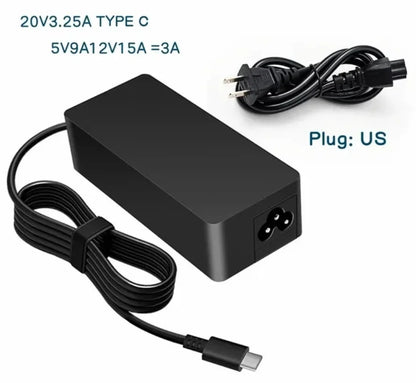 65W USB-C Laptop Charger for Lenovo ThinkPad X13 T14 E15 L13 L14 Yoga T15 Gen 4 3 2,Lenovo Thinkbook 15 Gen 4 3 2 ACL IAP Laptop