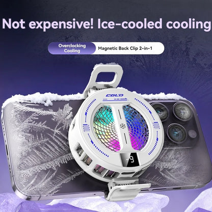 K36 Semiconductor Magnetic Phone Cooler Fast Heat Dissipator Universal for Gaming iPhone 16 15 14 13 12 Pro Max Samsung S25 iPad