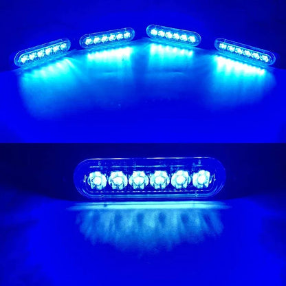 4 in 1 LED Warning Strobe Light Wireless Control 12V Car Grille Emergency Flash Signal Lamps Auto Stroboscope for Truck Offroad