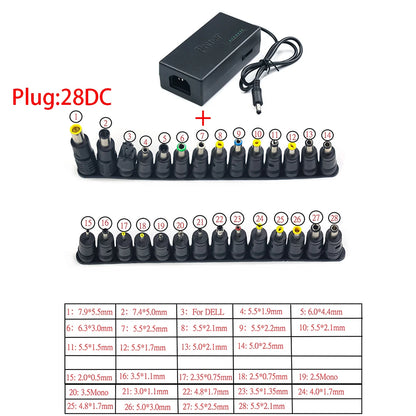 96W Universal AC Laptop Power Adapter 12V 15V 16V 18V 19V 4.5A 20V 24V Charger For Dell For Toshiba  ForAsus For Acer For Lenovo