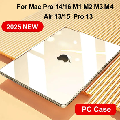 Laptop Cases For Macbook Pro 14/16 Pro/Max M5 Chip 2026 Case ,For Macbook Air 13.6 M5 M4 M3 M2 2026-2022 Cover,Crystal Clear