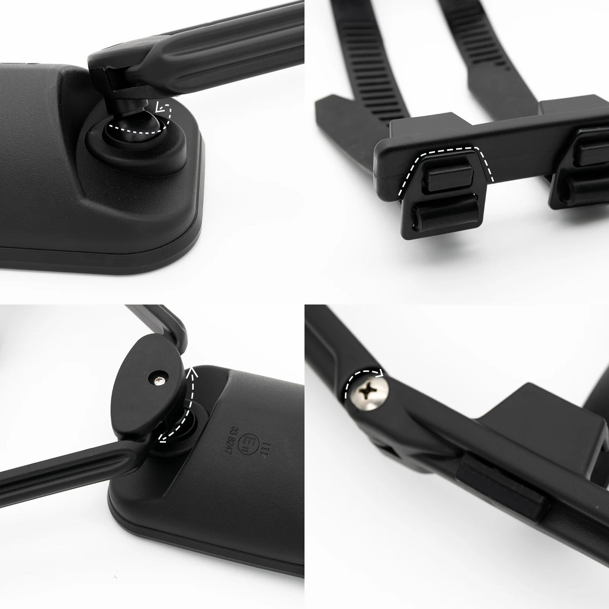 Car Extension Rear View Mirror Trailer Towing Mirror Clip-on Adjustable Towing Truck SUV Extension Dual Side View Wing Mirror