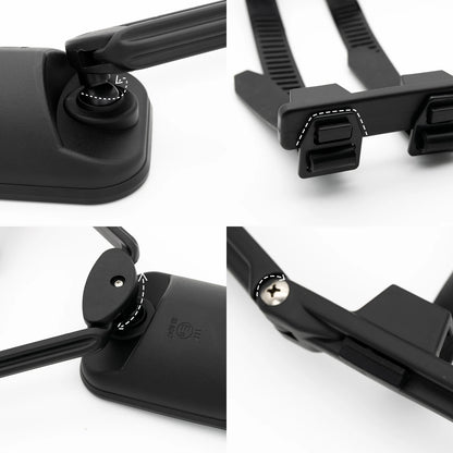 Car Extension Rear View Mirror Trailer Towing Mirror Clip-on Adjustable Towing Truck SUV Extension Dual Side View Wing Mirror