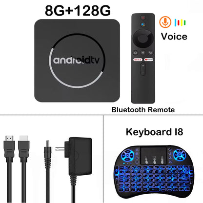 Android TV Box Q10 Android 16 Dual Wifi 2.4G&5G Google Voice Ram 4GB 8GB Rom 64GB 128GB Media player 3D 8K Video 4K Set Top Box