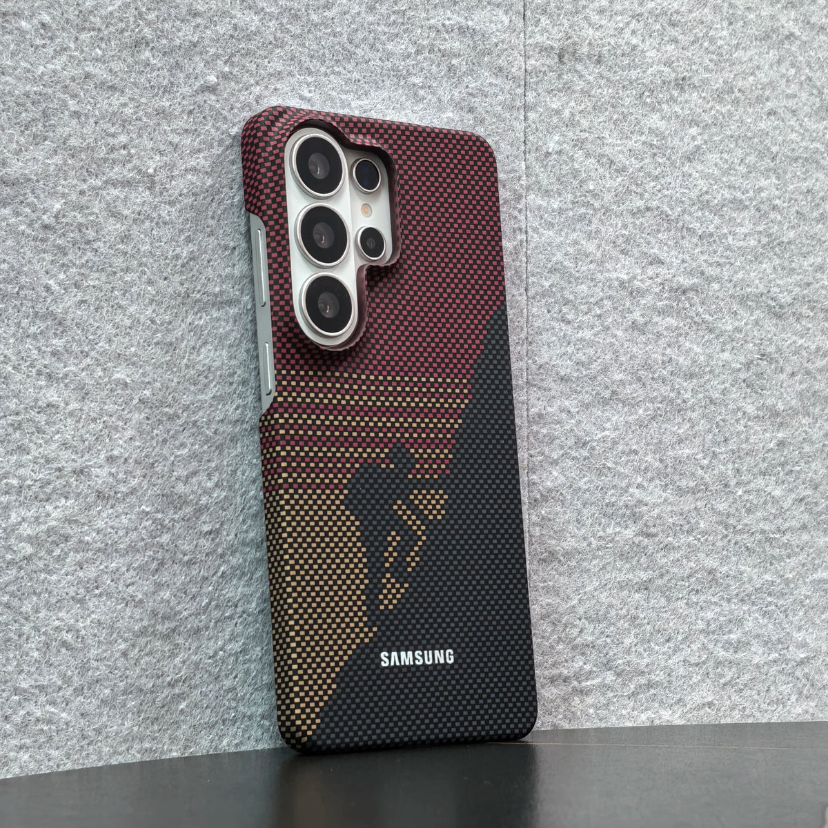 Carbon Fiber Pattern Case For Samsung Galaxy S26 Ultra Plus S25 FE S24 S23 S22 A57 17 56 16 55 15 Magnetic Charger Phone Cover