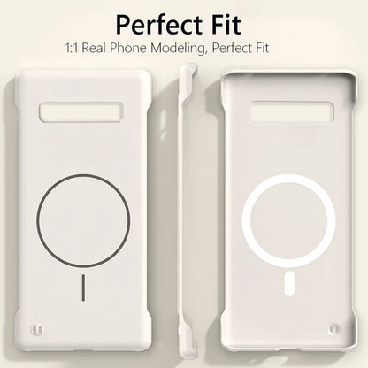 For Magsafe Frameless Magnetic Wireless Charging Phone Case For Samsung Galaxy S10 Plus S10Plus Slim Hard Back Cover