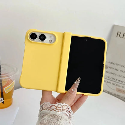 Candy Colorl Hard Shell PC Hinge Protection Shockproof Phone Case For iPhone Duo 2026 Bumper Protective Front and Back Cover