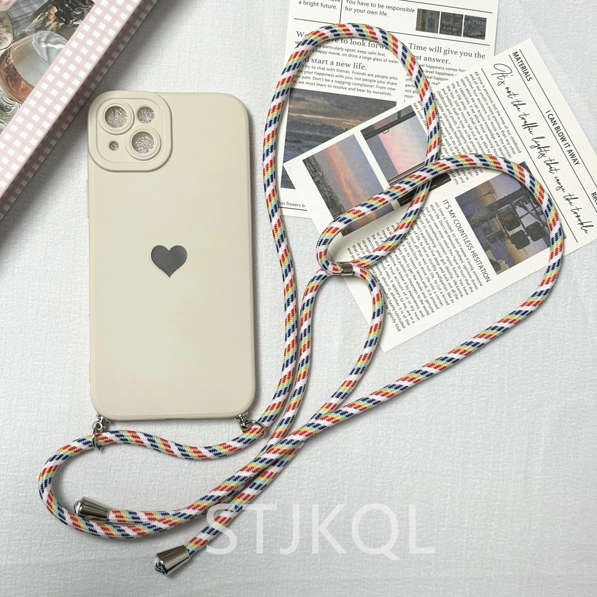 Neck Lanyard Strap Cord Chain Case For Samsung Galaxy S20 Ultra S7 S8 S9 S10 Plus Note 10 Lite Note 8 9 10 plus 20 Ultra  Cover
