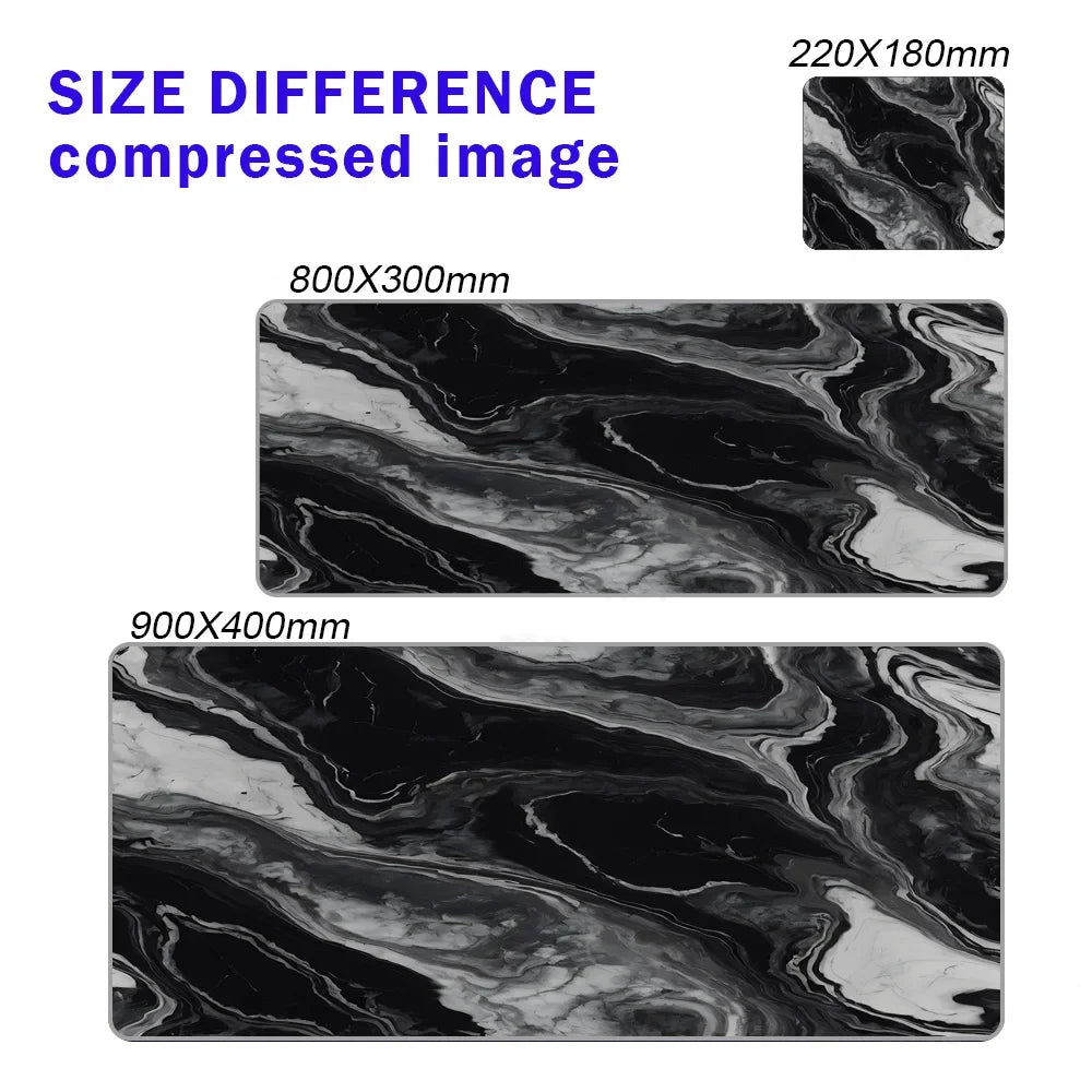 Line Liquid Mouse Pad Gaming Accessories Topographic Table Mat Marble Black Carpet Gray 100x50cm Custom Pc MousePad Desk Mat