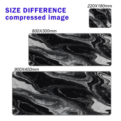 Line Liquid Mouse Pad Gaming Accessories Topographic Table Mat Marble Black Carpet Gray 100x50cm Custom Pc MousePad Desk Mat