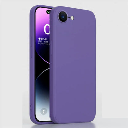Luxury Phone Case For iPhone 16E For Apple iPhone 16E Cover 6.1 inch Original Liquid Silicone Rubber Shockproof Bumper Cover