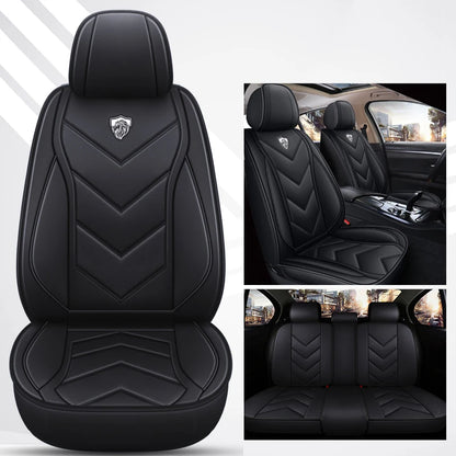 Leather Car Seat Covers For Fiat Toro Bravo Freemont 500 Argo Seat Leon Ibiza Arona BMW E39 Auto Interior Accesorios Waterproof