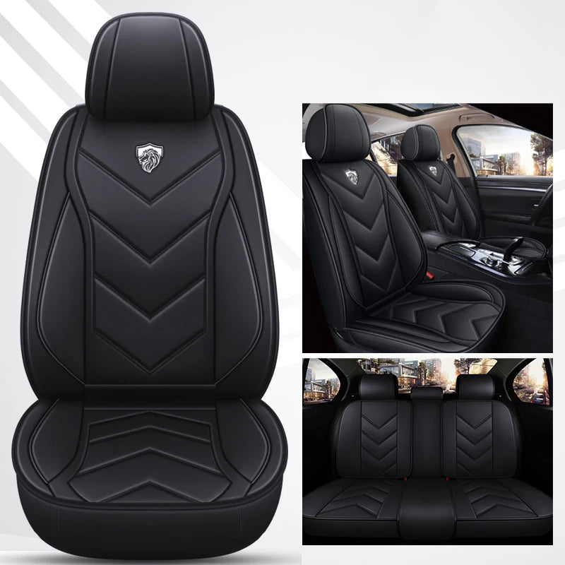 Leather Car Seat Covers For Fiat Toro Bravo Freemont 500 Argo Seat Leon Ibiza Arona BMW E39 Auto Interior Accesorios Waterproof