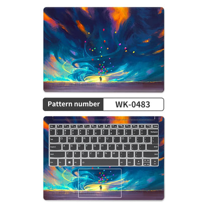 Universal Laptop Stickers Skins Vinly Protective Sticker 13/14/15/17inch 2pc Skin for Macbook/Lenovo/HP/Asus/Dell/Acer Decal