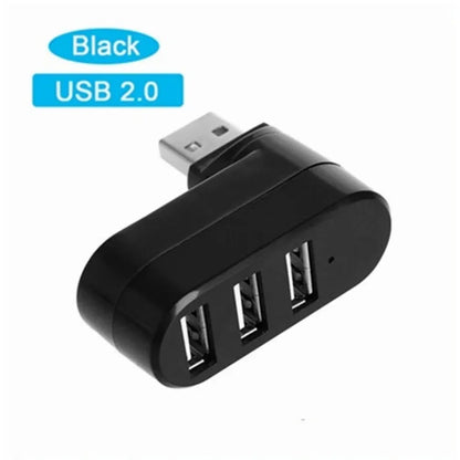 Grwibeou Mini 3 Ports USB 3.0 HUB Extender Splitter USB Hub 3.0 2.0 Adapter High Speed For PC Laptop Mac Computer Accessories