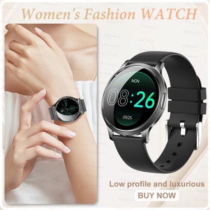 2026 New Smart Watch For Women Gift 1.32 Inch Full Touch Screen Sports Fitness Watches Bluetooth Calls Digital Smartwatch Ladies