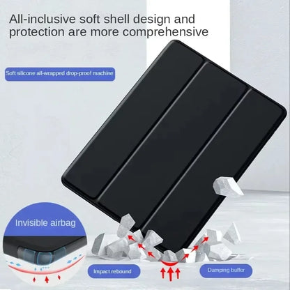 Smart Case for Apple iPad Mini 7 8.3 inch 2024 Trifold Magnetic Leather Stand Tablet Cover for iPad Mini 6 Generacion A2567 Fund