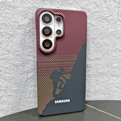For Magsafe Carbon Fiber Case For Samsung Galaxy S26 S25 S24 S23 S22 Ultra Plus S25FE A 57 56 55 17 16 15 Magnetic Charge Cover