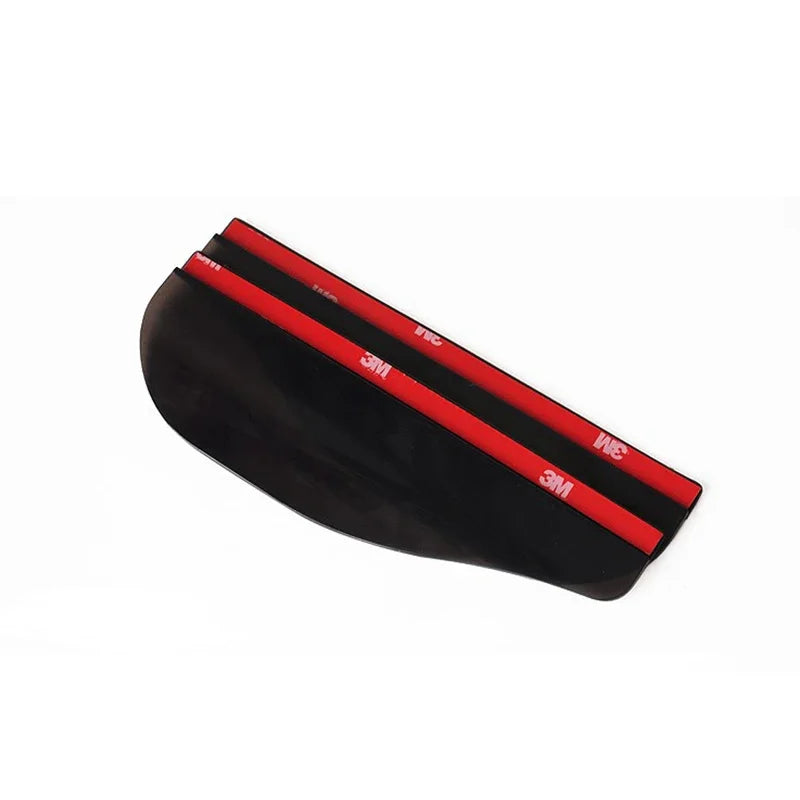 2Pcs Car Rear View Mirror Sticker Rain Eyebrow PVC Rear View Mirror Rain Visor Universal Rain Shield Shade Cover Protector