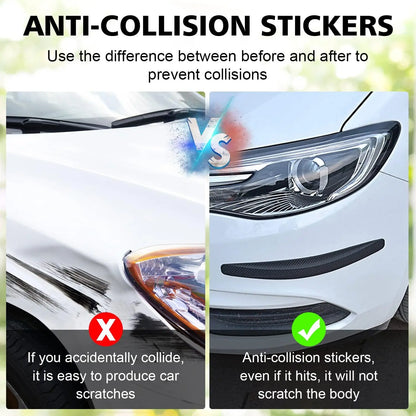 2pcs Bumper Anti-Collision Strip, Anti-Scratch Strip, Car Decorating Trim Car Door Protector Universal for Cars SUV Pickup Truck