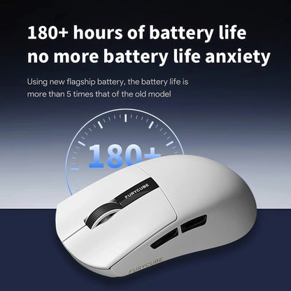 59g/64g Lightweight Wireless Gaming Mouse 12000DPI PAW3311 Triple Mode RGB Magnetic Charging Dock LED Display Rechargeable Gaming Mice