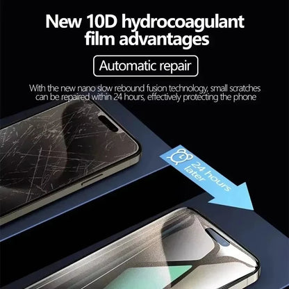 Full Cover Hydrogel Film For iPhone 17 15 16 14 11 13 12 18 Pro Max Screen Protector For iPhone 16e Air Mini SE XR XS Not Glass
