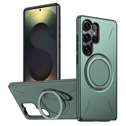 360° Folding Stand Magnetic Case For Samsung Galaxy S25 FE S24 S23 S26 Ultra Plus A56 A36 A26 A17 A07 A55 A35 A25 A14 A06 Cover