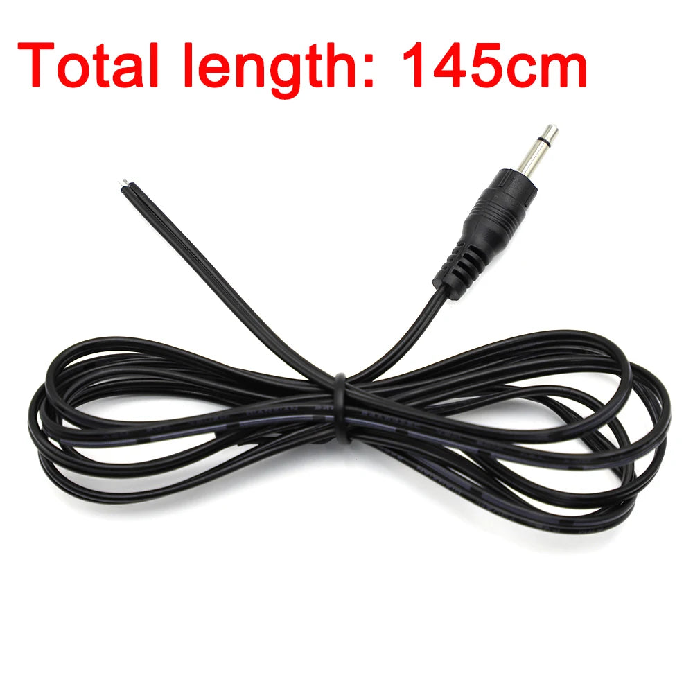 1/5/10pcs 3.5mm Mono Stereo Headset Male Plug with Cable 2 Pole 3.5 mm Audio Jack Adapter AUX Connection Cable DIY
