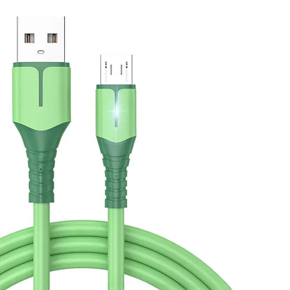 LED 3A Fast Charging USB Micro Cable Data Cable for Samsung Xiaomi Huawei HTC OPPO VIVO V8 Mobile Phone Charger USB Cable