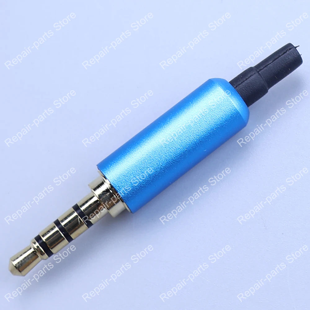 JCD 3.5MM Stereo Headphone Plug 2/3/4 Pin Male Gold-Plated Audio Adapter Set Speaker Headphone Jack AUX Solder Wire Connector