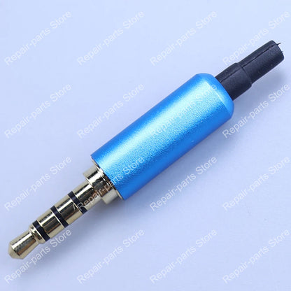 JCD 3.5MM Stereo Headphone Plug 2/3/4 Pin Male Gold-Plated Audio Adapter Set Speaker Headphone Jack AUX Solder Wire Connector