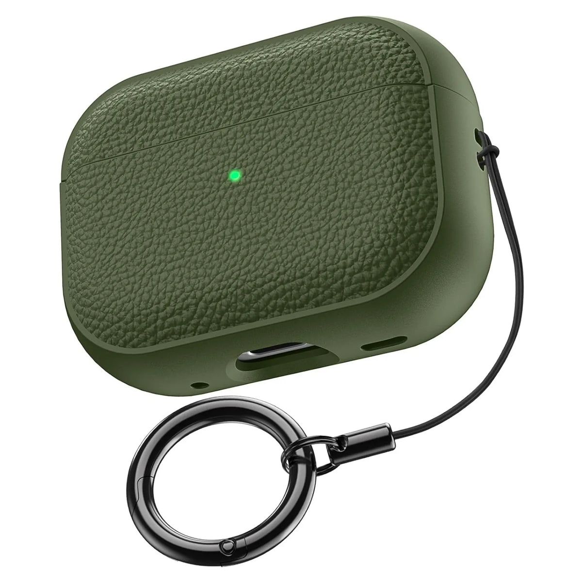 For AirPods 5/4/Pro 3 Leather Pattern TPU Earphone Accessories Full Protective Case with Keychain for AirPods 5/4/Pro 3/Pro 2