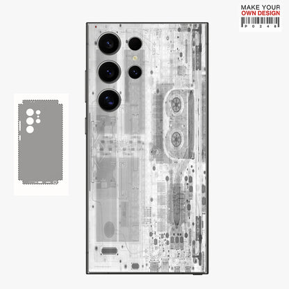 NewDecal Skin For Samsung  S26 S25 S23 Ultra Plus Back Screen Protector Film Full Cover Wrap S25 Anti-scratch Durable Sticke
