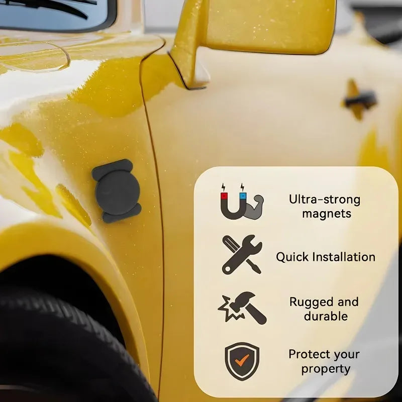 Magnetic Smart Tag Locator for Apple AirTag Mini GPS Tracker Magnetic Car Vehicle Protable Anti-lost Case Bluetooth Localizador