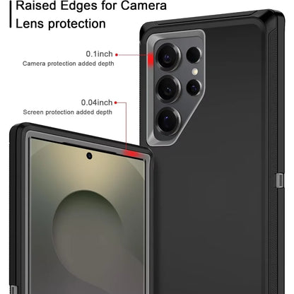 Armor Shockproof Defender Phone Case For iphone 11 12 13 14 15 16 17 18 Pro Plus Max 16E Hard PC+TPU Anti Fall Protective Cover