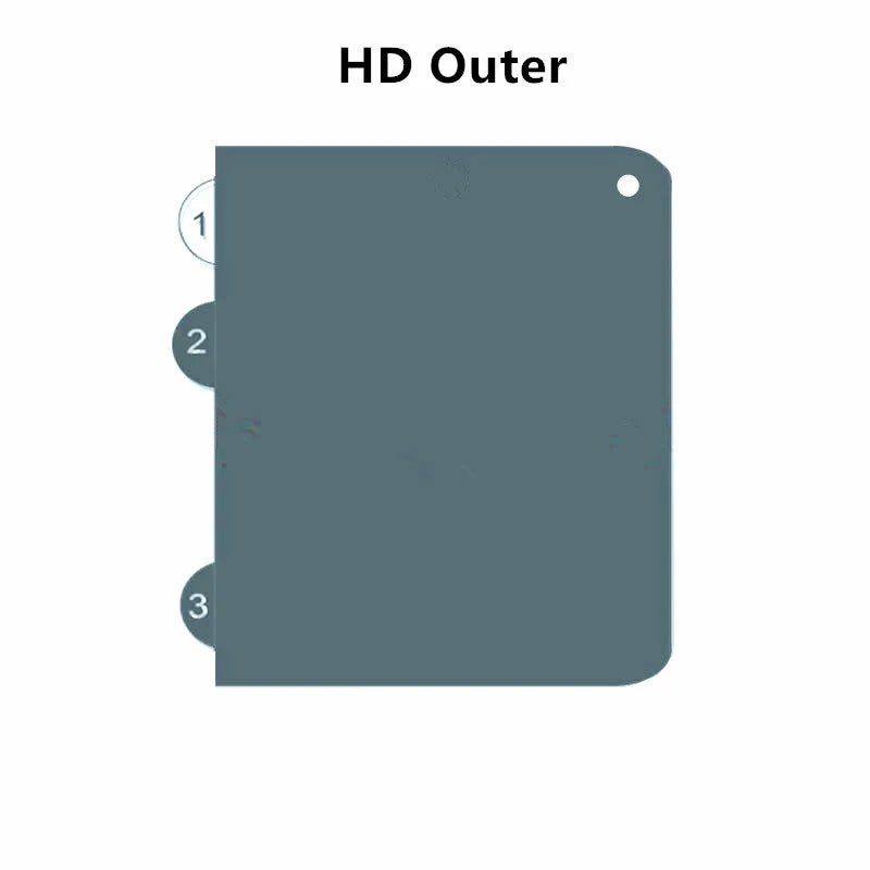 Matte / HD Anti-Shatter Privacy Hydrogel Film For Apple iPhone Duo IPhoneDuo 18 Fold Anti-Spy Soft Inner Outer Screen Protector